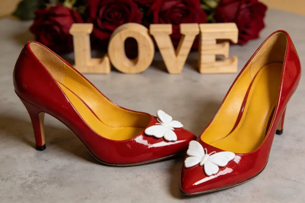 Before: portrait with distracting background