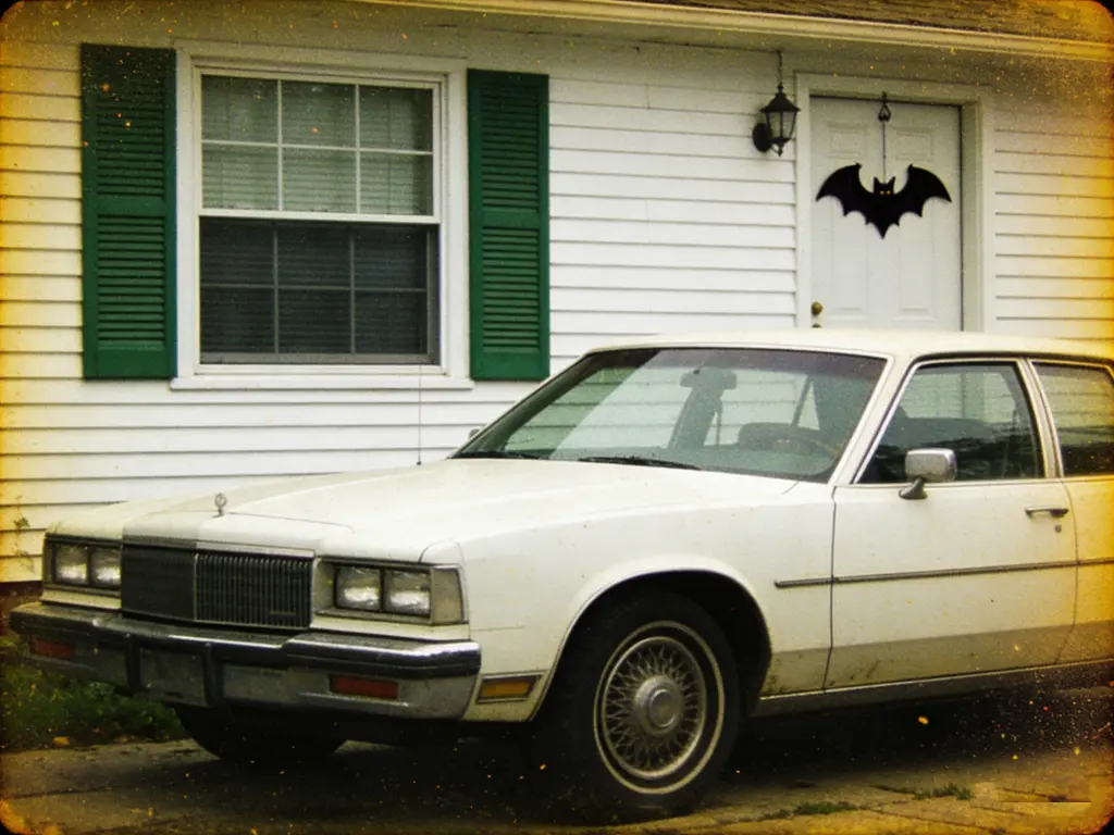 Before: noisy night photo with grain