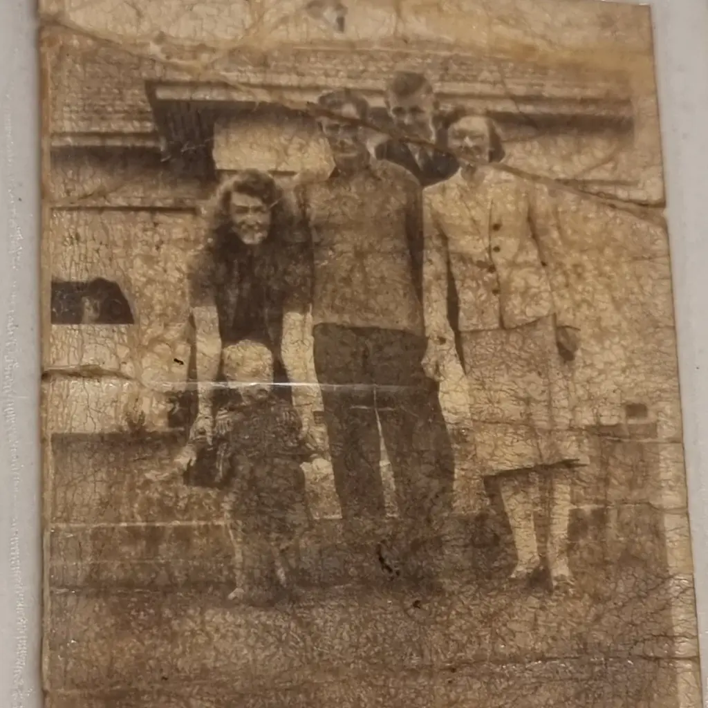 Before: black and white vintage photo